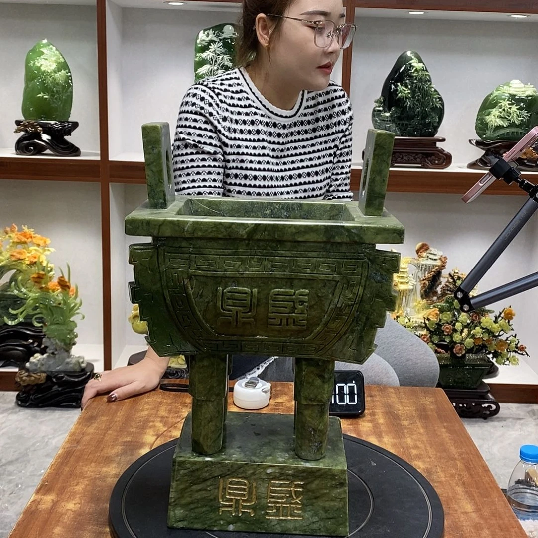 一***玺玉山水摆件 玄关摆件