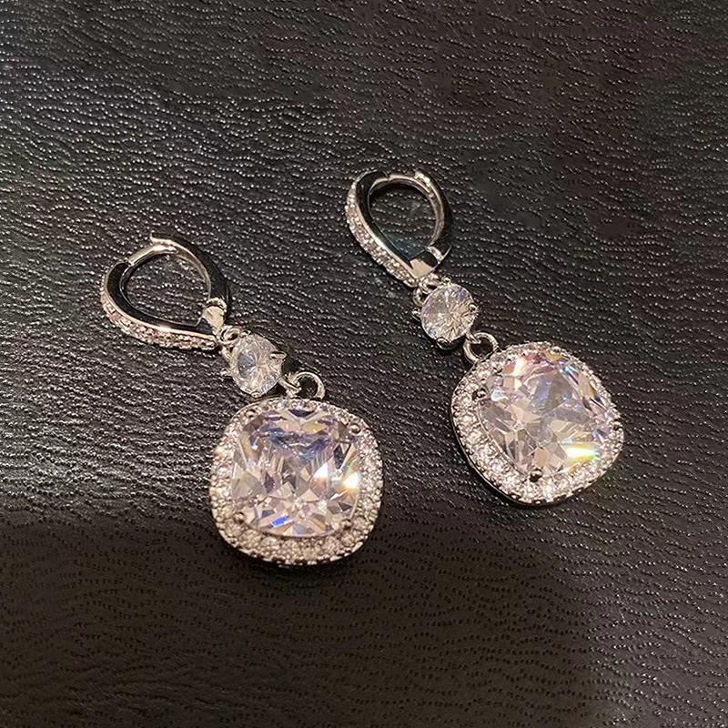 合金锆石耳饰 百搭设计满耳环DP1412