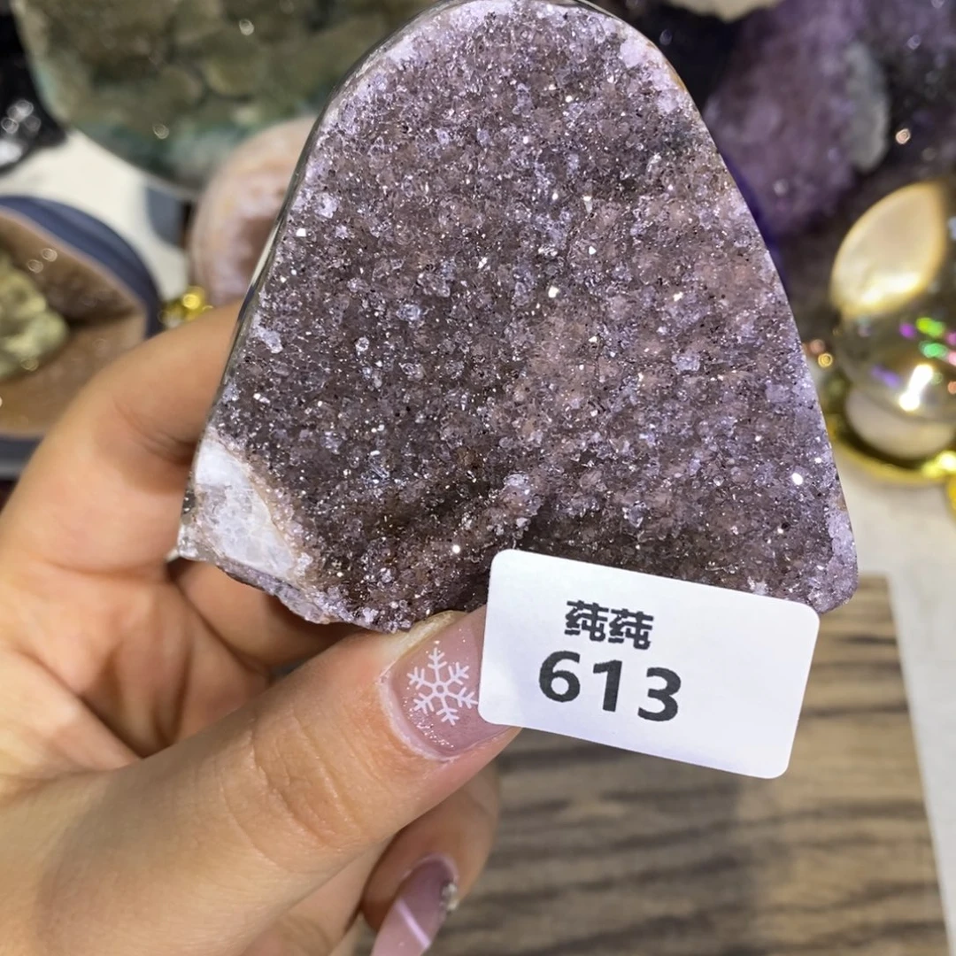 紫晶大型摆件（非配饰）未镶嵌砂糖方解石