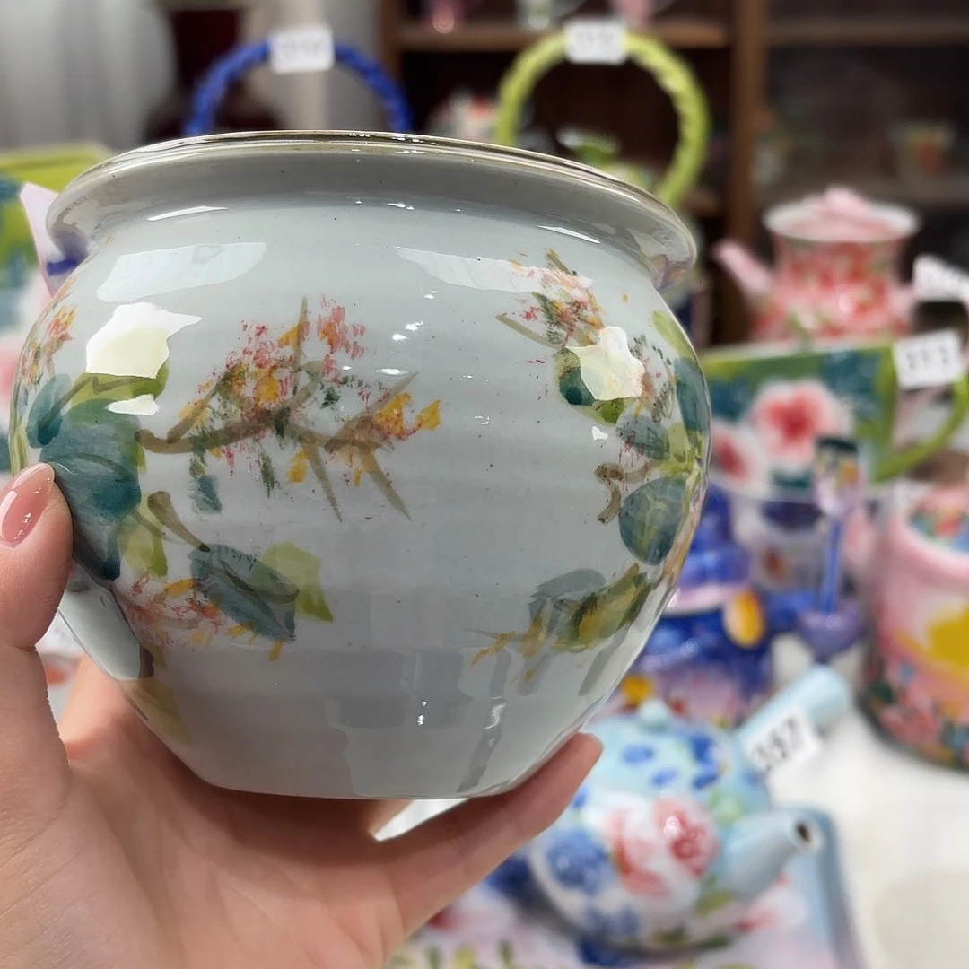 灯***处景德镇手绘高温釉下彩陶瓷茶具