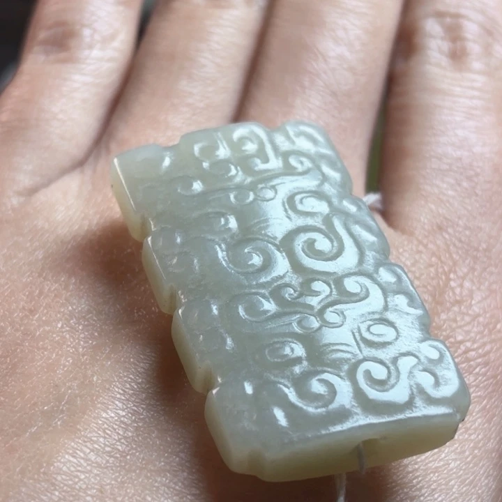 和田玉挂件未镶嵌玫*花