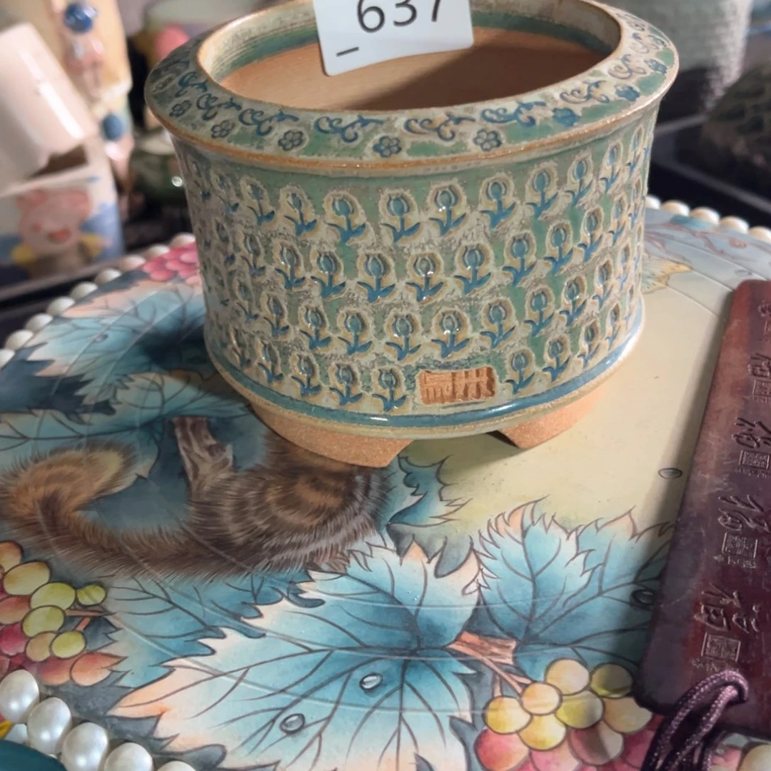 红陶海*637花盆1个