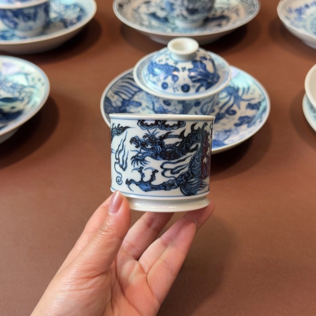 手工手绘茶具主人杯