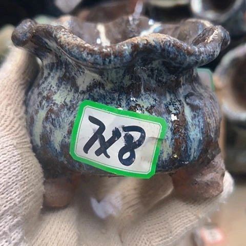 红陶红*粗陶花盆手工