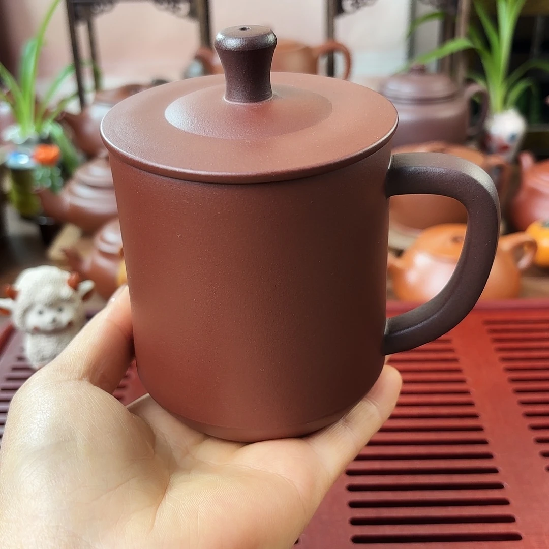 茶壶紫砂紫砂盖杯大容量