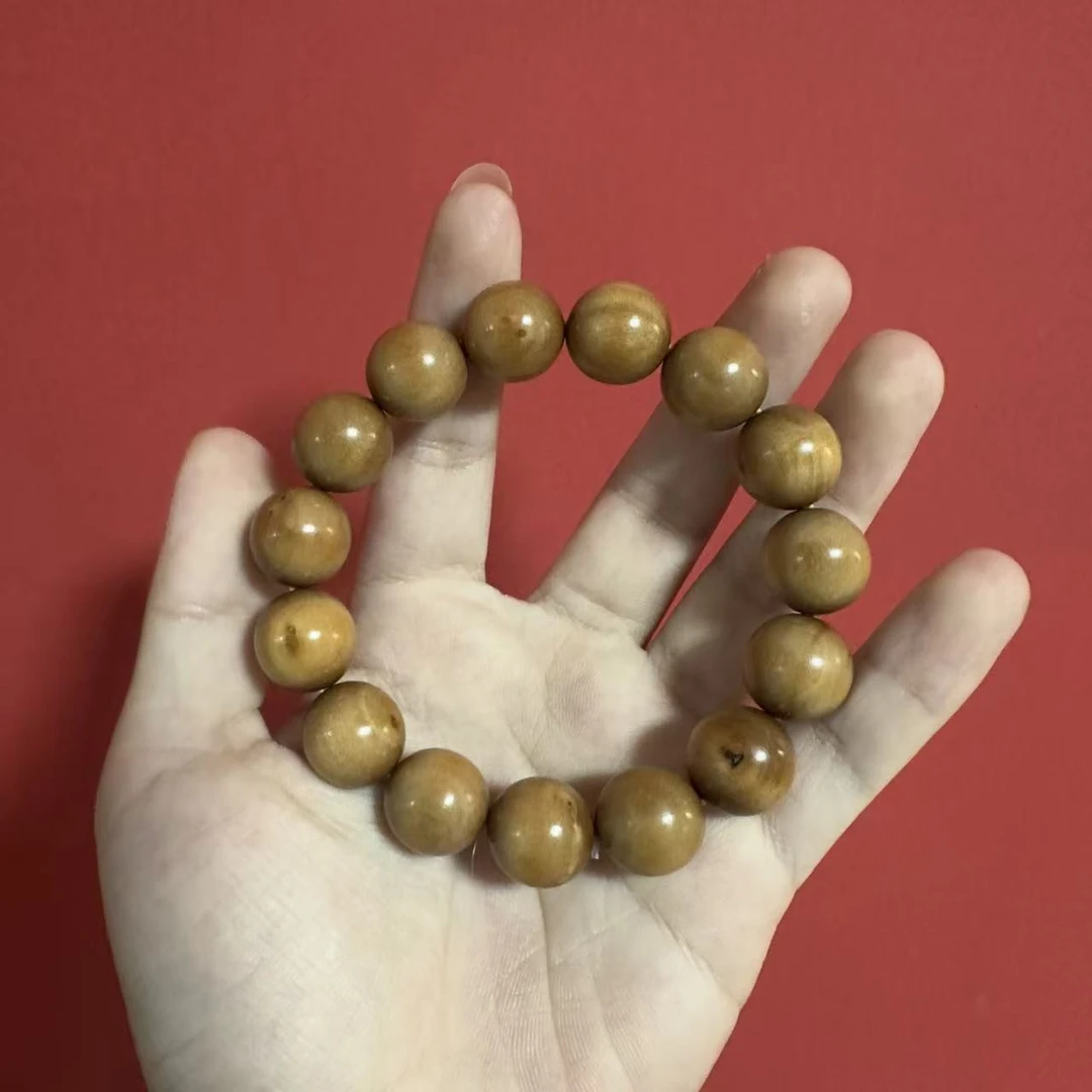 （瑕疵福利）印度老山檀香1.5圆珠留疤单圈多样式发其一