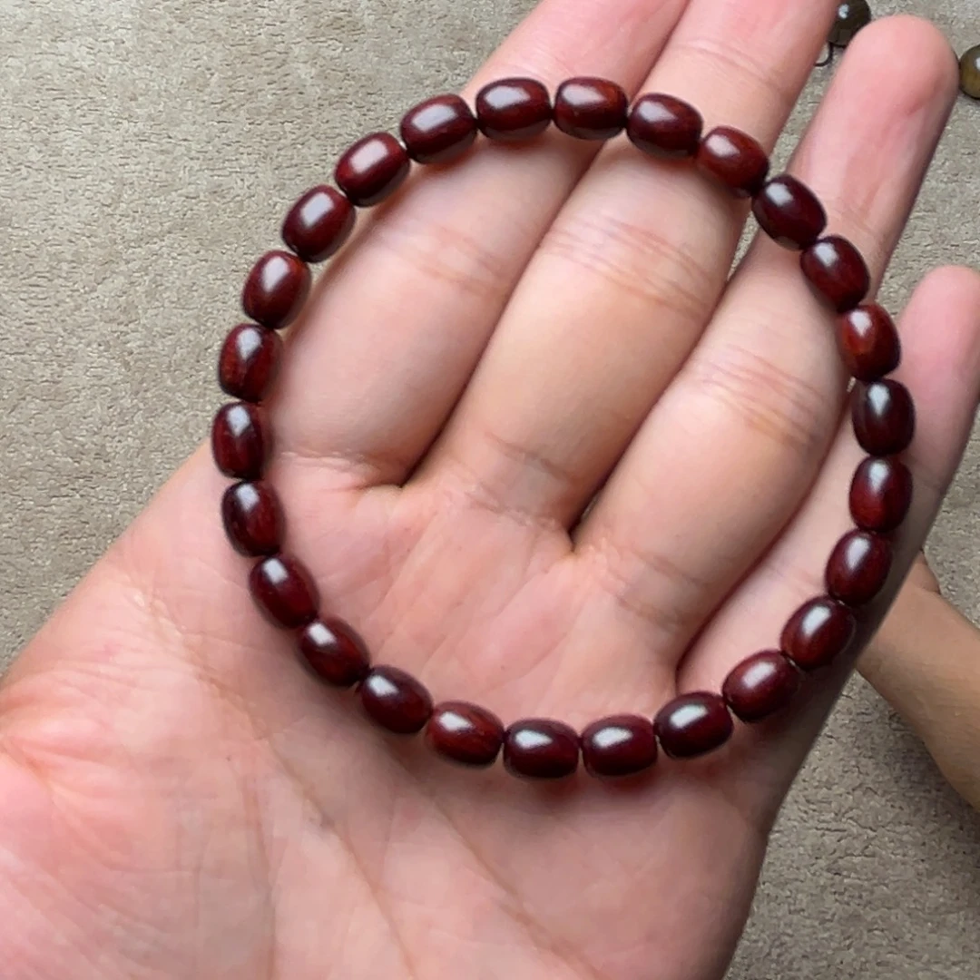 忽***.檀香紫檀（小叶紫檀）手串/手链小米珠子