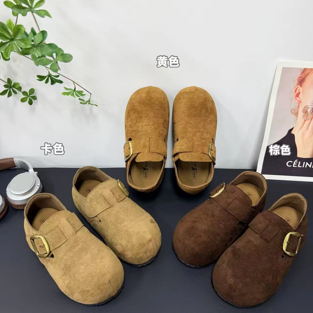 C8811简约百搭复古软底休闲勃肯鞋