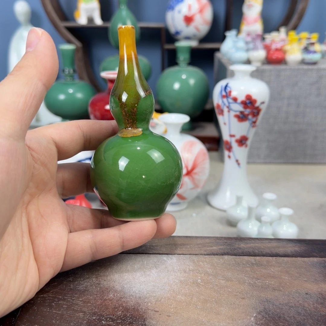 陶瓷手工小花器摆件