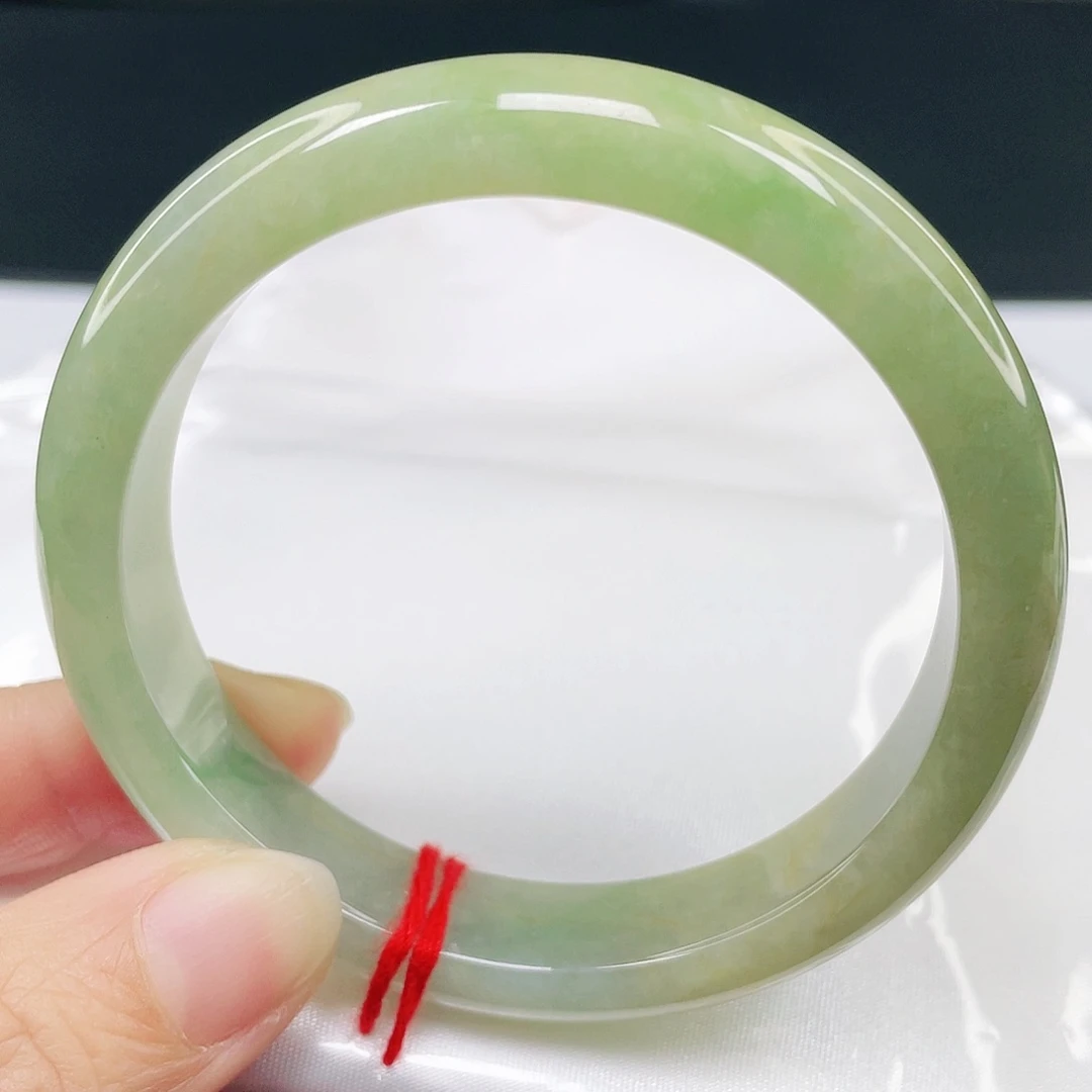 未镶嵌手镯翡翠正圈56.7。001