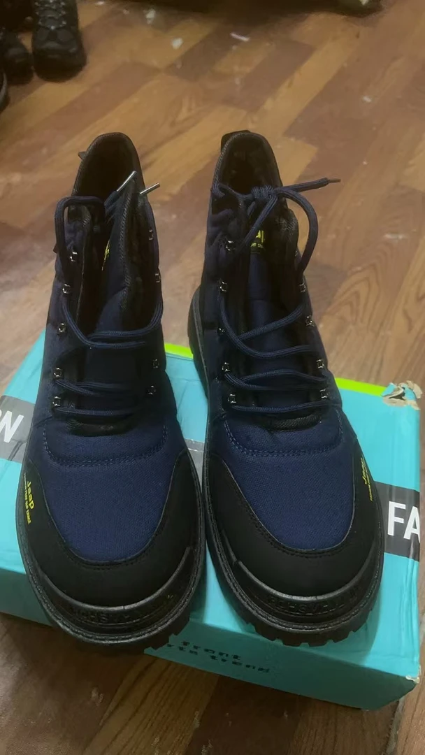 冬季中帮加绒棉鞋 轻便防滑舒适男棉鞋