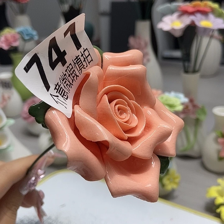 陶瓷纯手工捏花设计