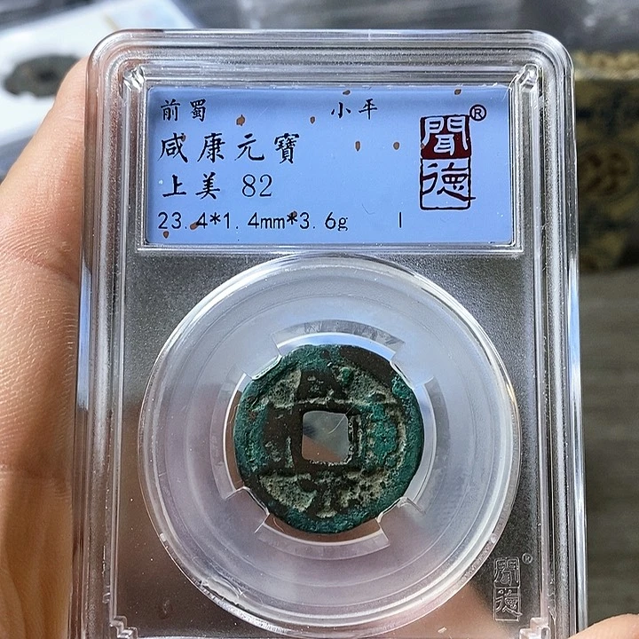 铜闻博文化咸康通宝