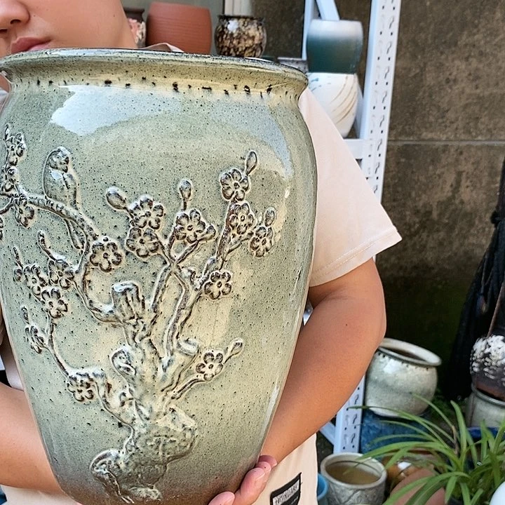 紫砂花盆口25干35福利