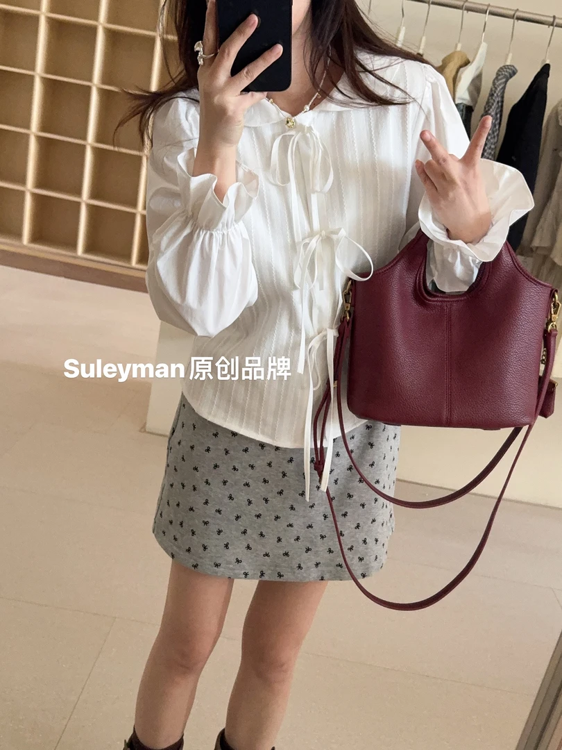 青木子suleyman【豆蔻年华】新款衬衫