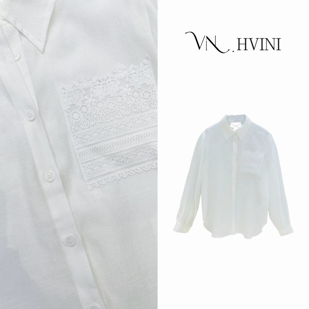 【钮住心动】2025早春新款时尚休闲气质轻奢衬衣L1199