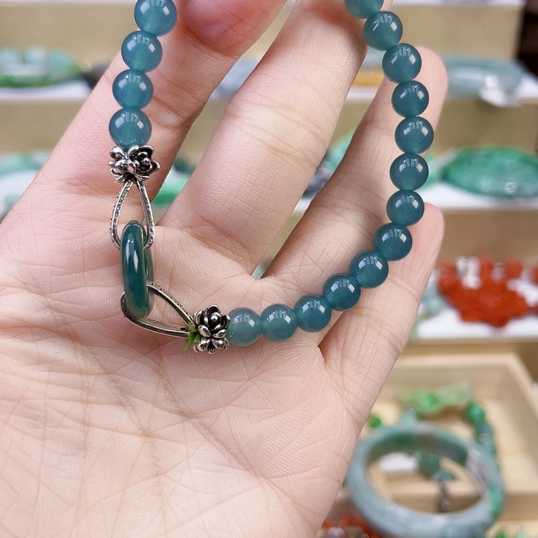 翡翠未镶嵌手链手链