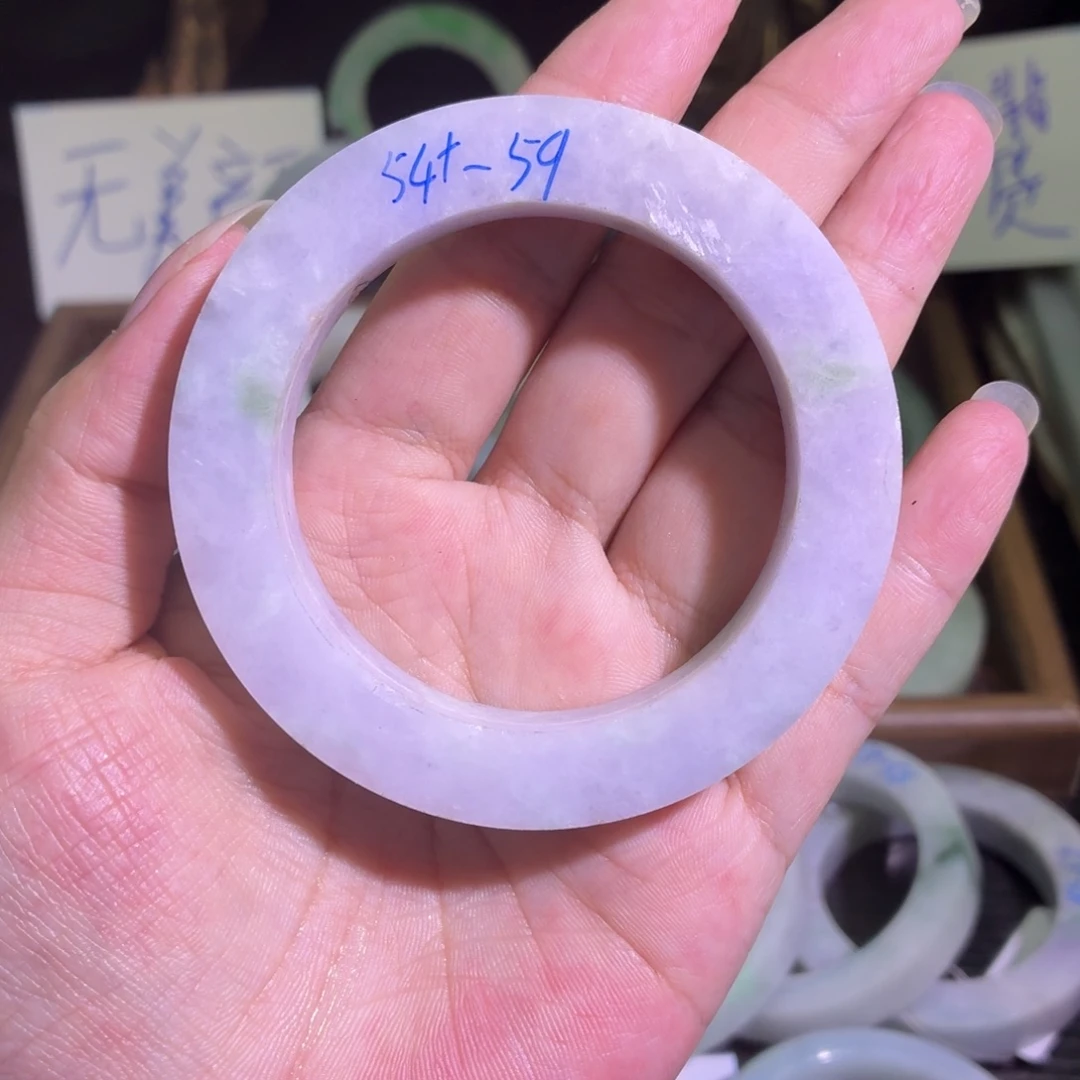 定制翡翠未镶嵌翡翠A货手镯毛胚定制