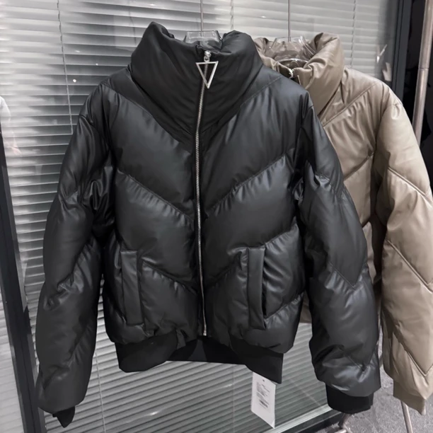 美式立领棉服男款春季复古潮牌面包服高级感痞帅