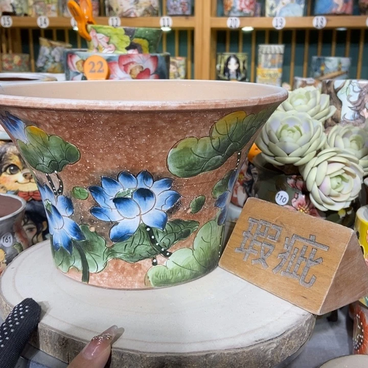 红陶景德镇艺术手绘作品