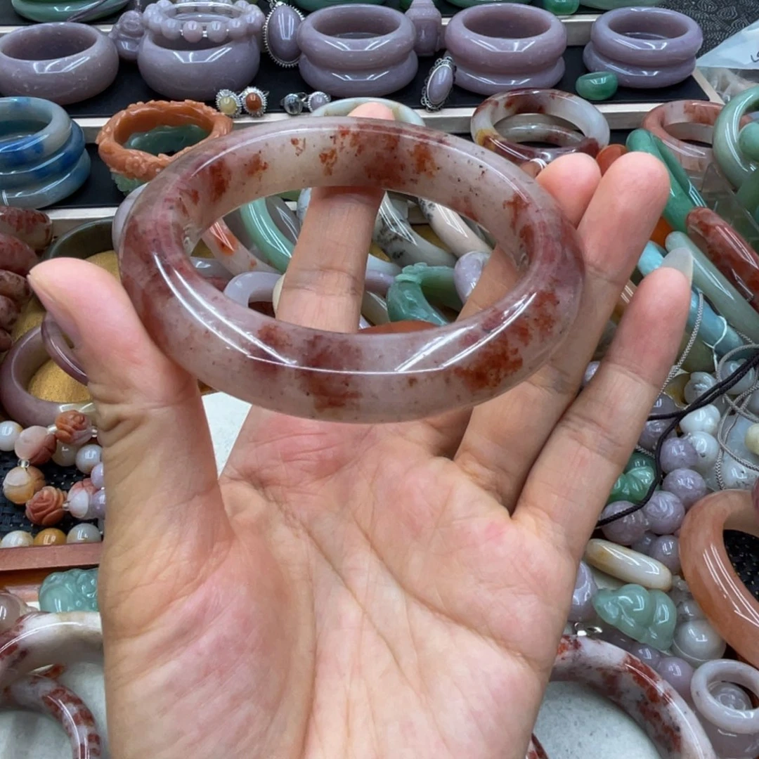 用***5石英质玉圈口60未镶嵌