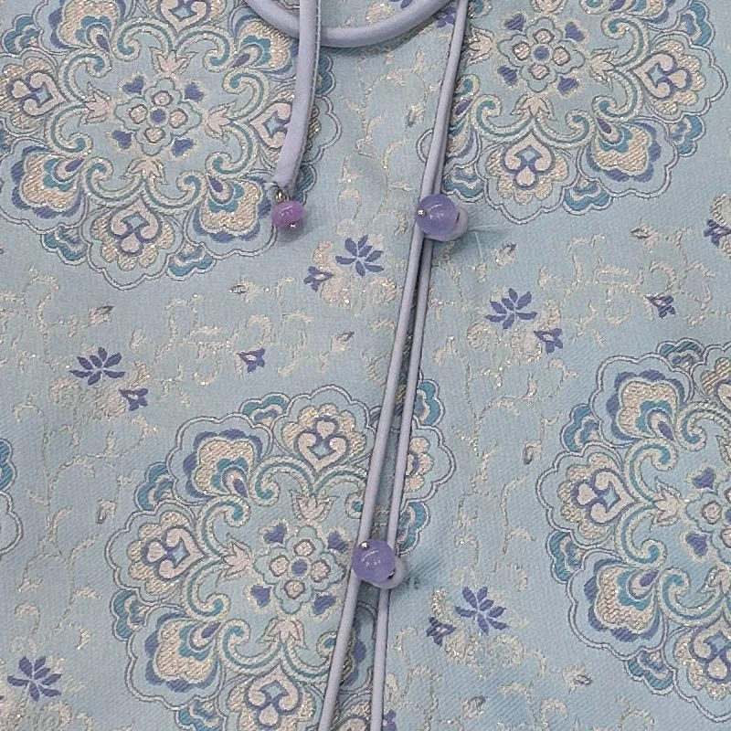 i-EAST 清霜玉兰~新中式提花设计感开衫外套-4X GF108