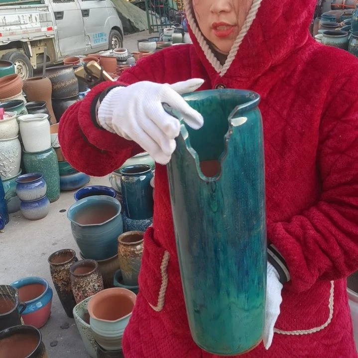 红陶口14高42瑕疵
