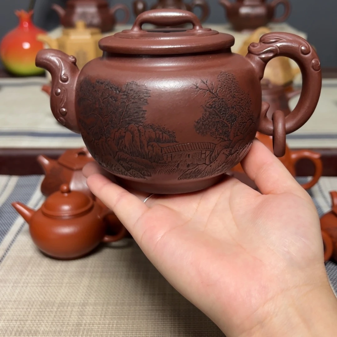 茶壶紫砂波**涛宜兴紫砂
