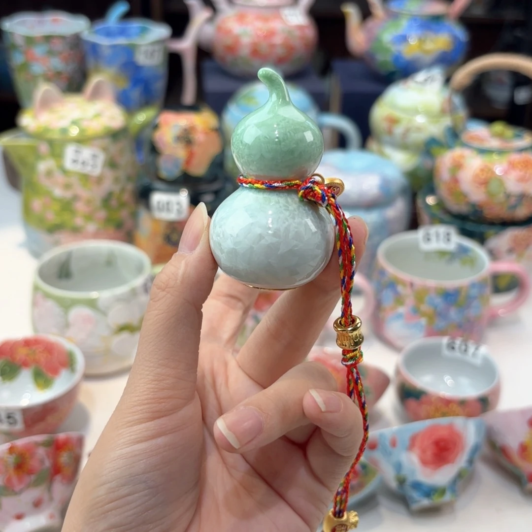 景德镇手绘高温釉下彩陶瓷茶具