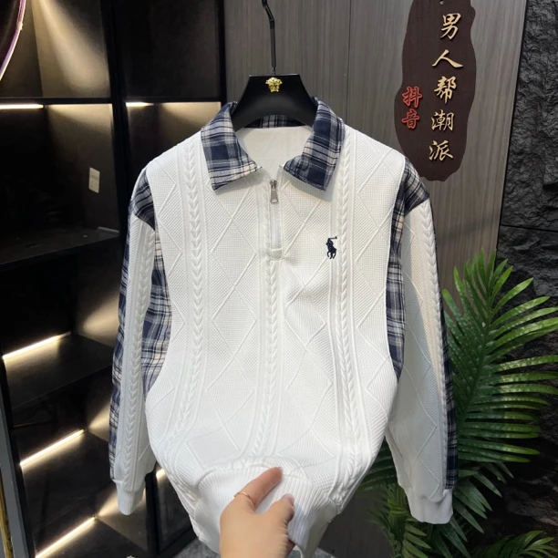 高级感半拉链休闲秋冬卫衣长袖上衣轻奢时尚秋冬季21025