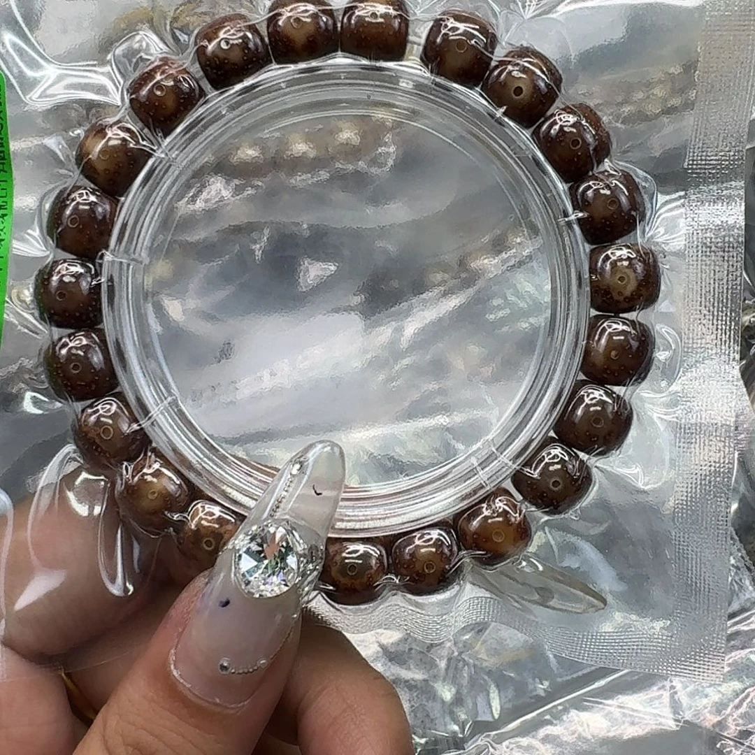 手串星月菩提268傲世粉皮遇华星月菩提10桶单圈
