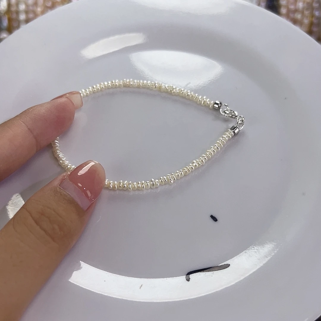 淡水珍珠手绳钛钢