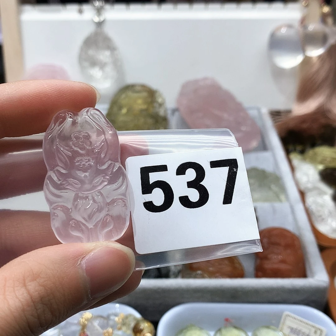水晶颈饰未镶嵌吊坠