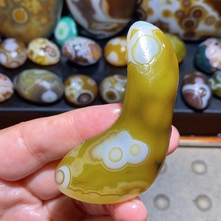 未镶嵌玛瑙/玉髓珠宝半成品2