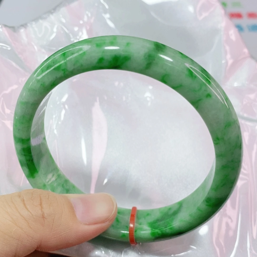 未镶嵌手镯翡翠60.6圈口高质量
