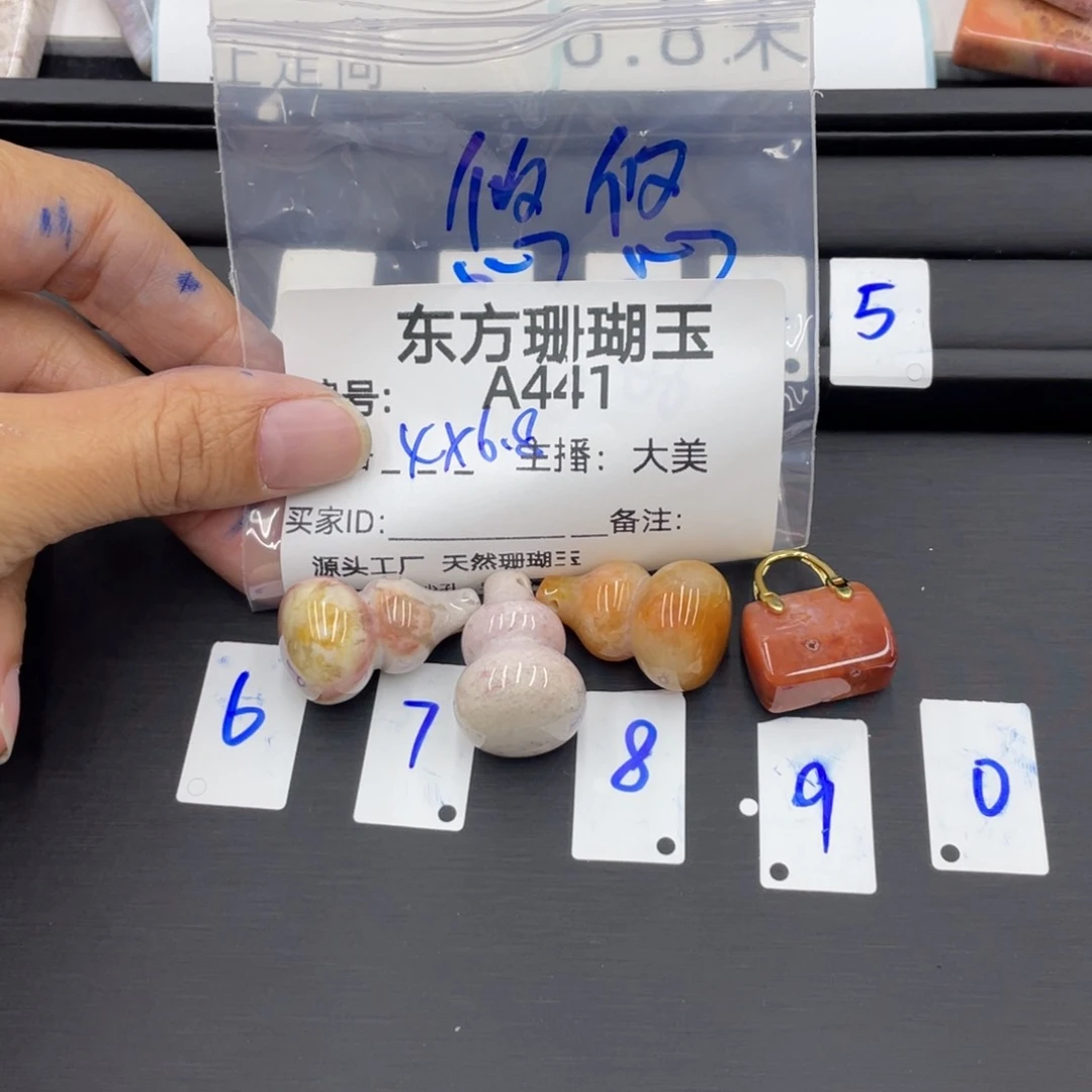 硅化珊瑚（珊瑚玉）合金颈饰悠*