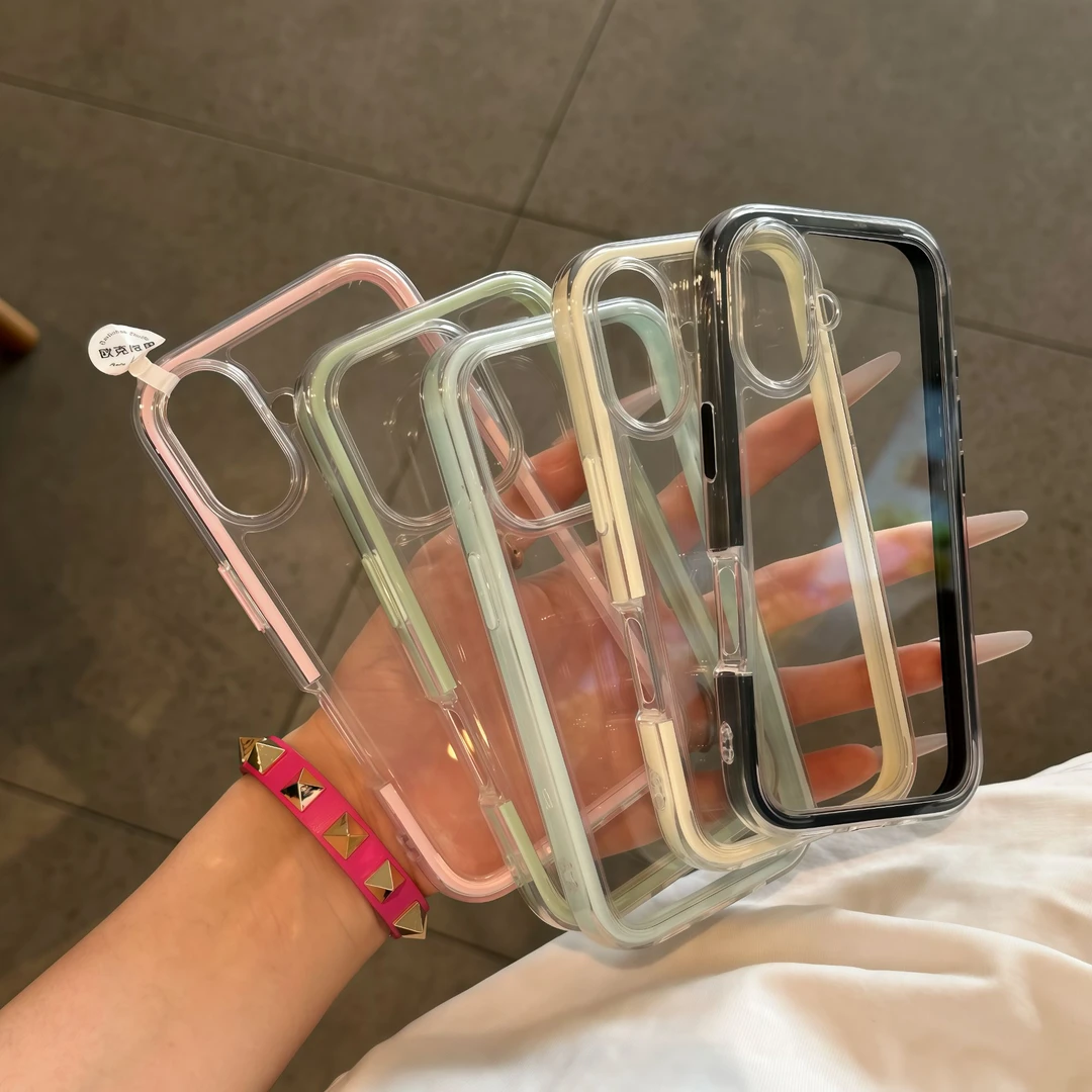 BANCA高颜值透色适用iPhone16/15promax手机壳华为vivo小米14oppo