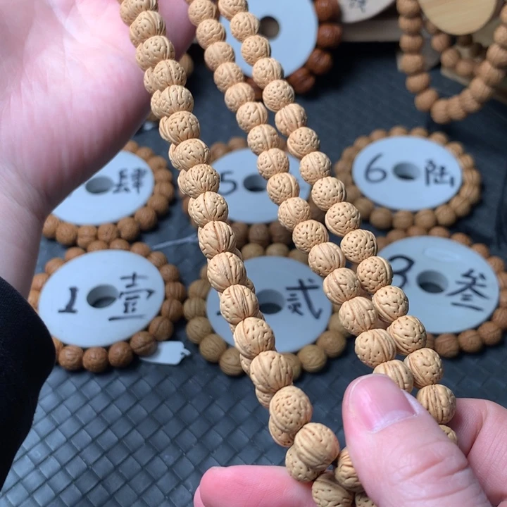 手串桃核108桃核金蝉子脖挂