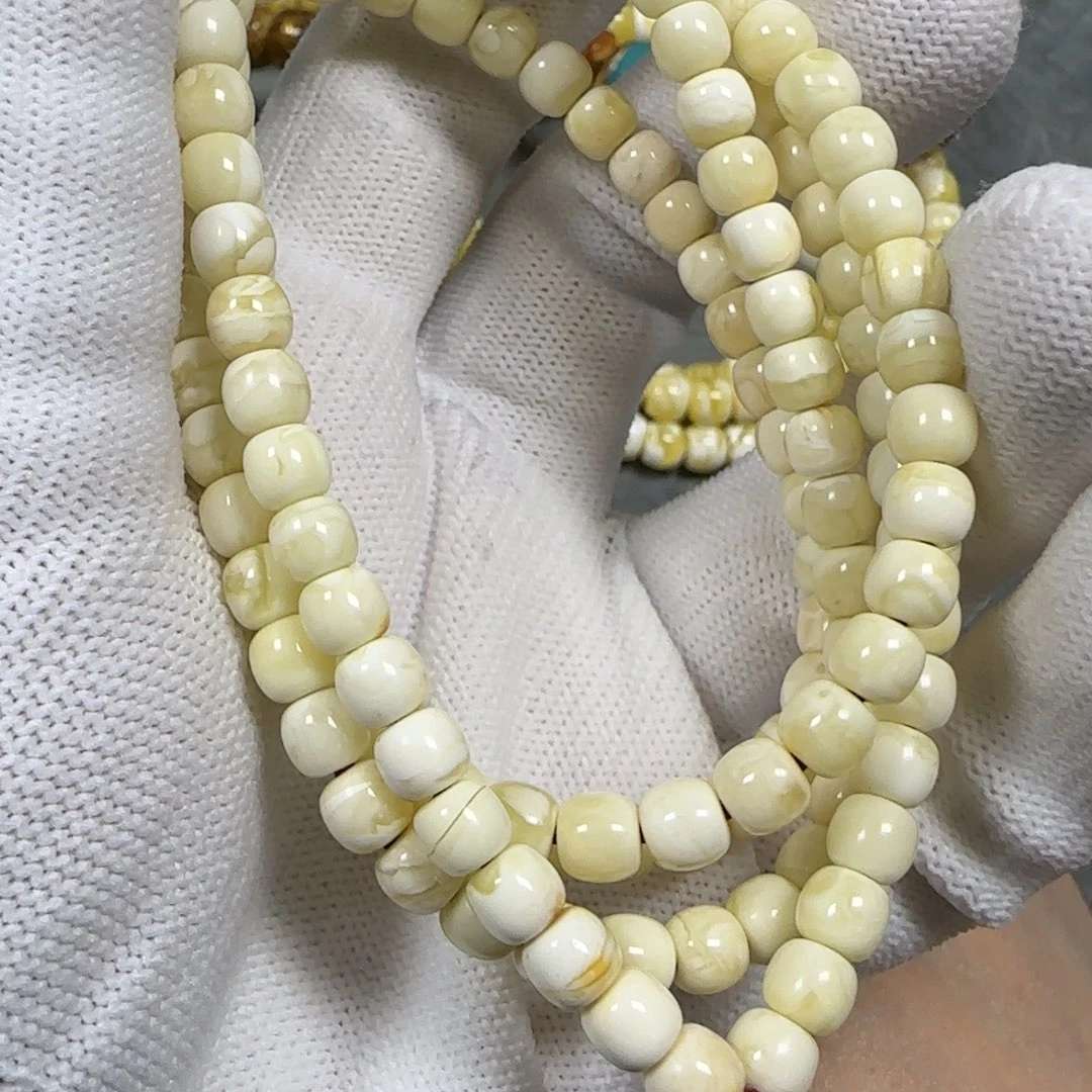 未镶嵌颈饰琥珀108挂脖