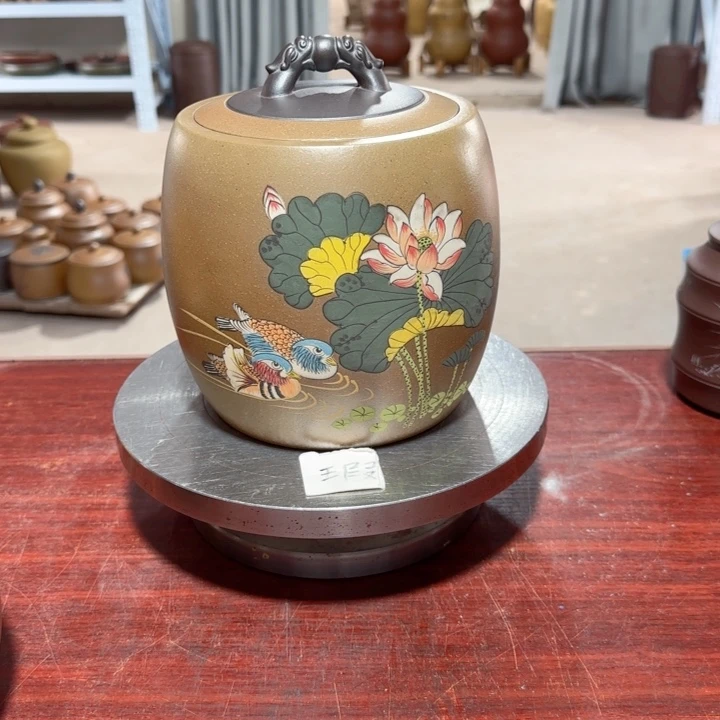 大***海紫砂茶叶罐。。。。。。。。