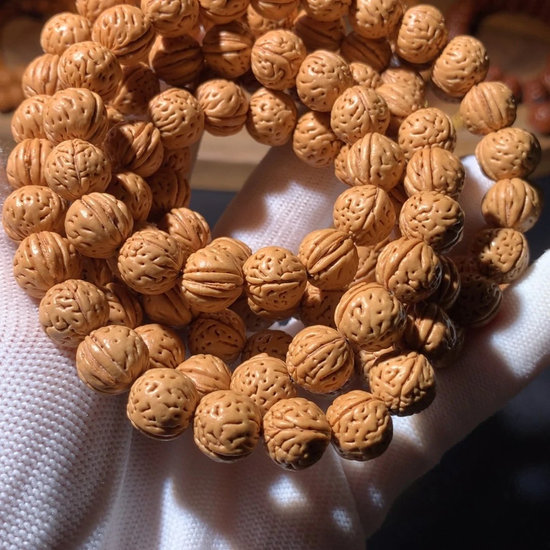 是***啊桃核手串10+小糖豆脖挂桃核