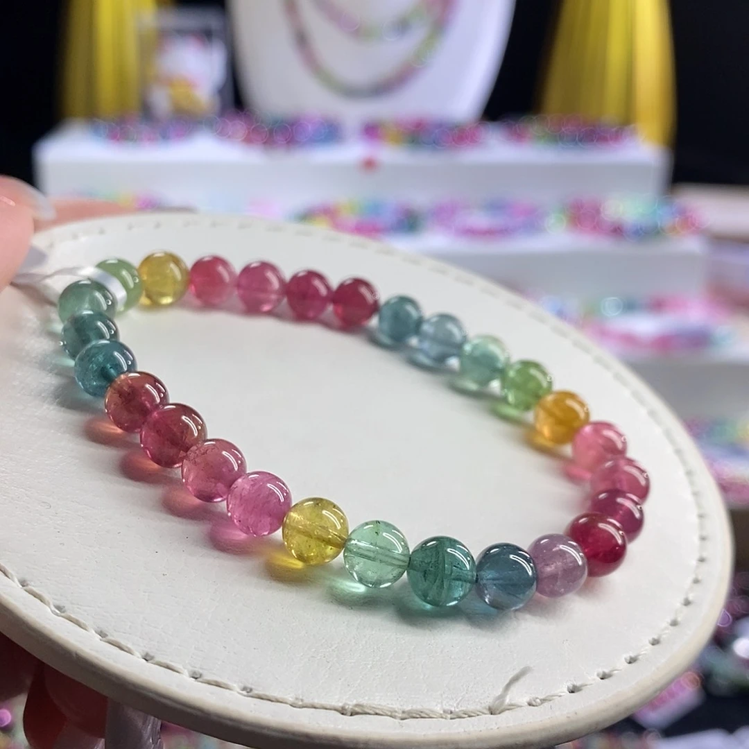 未镶嵌手链碧玺荧光