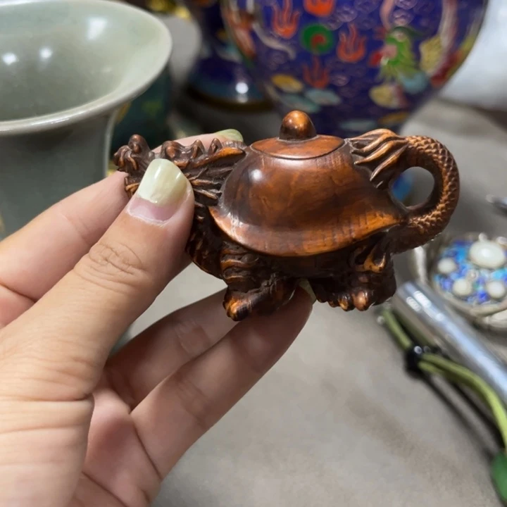 黄杨木雕刻把把胡