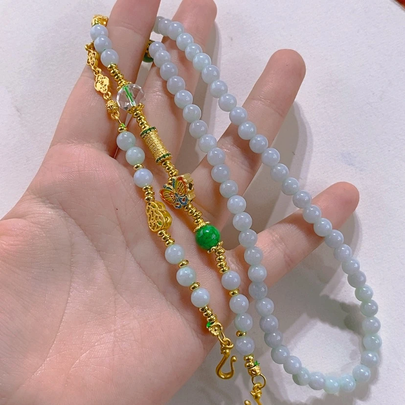 【闪购商品】翡翠未镶嵌颈饰项链