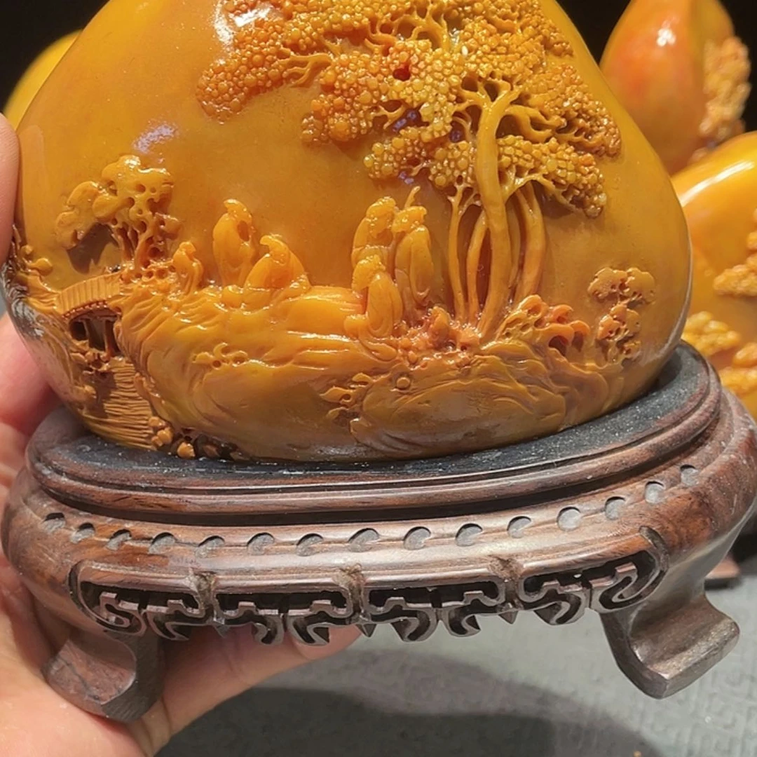 【闪购商品】寿山石用****2山水画作品欣赏