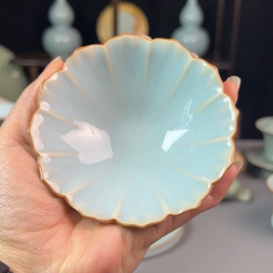 杯花口斗笠杯不带礼盒