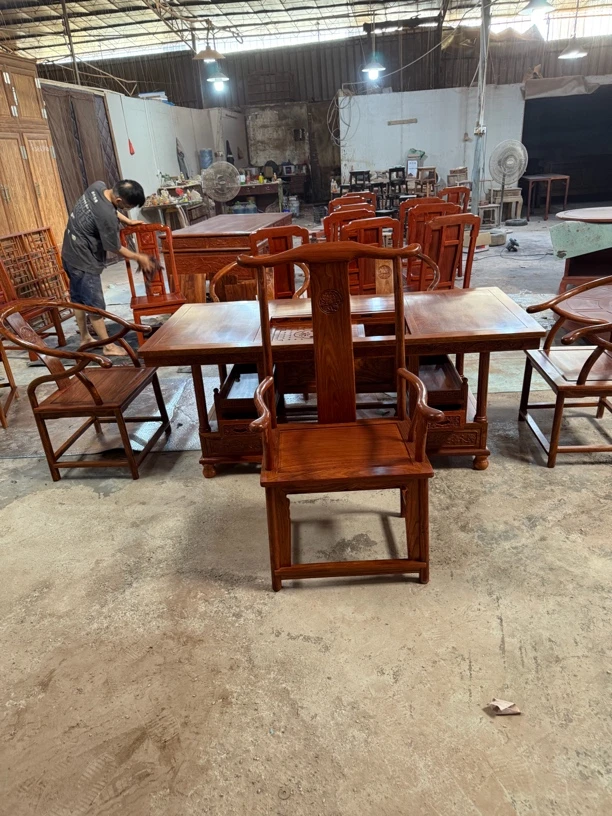 牡丹茶台一台5椅158-2米