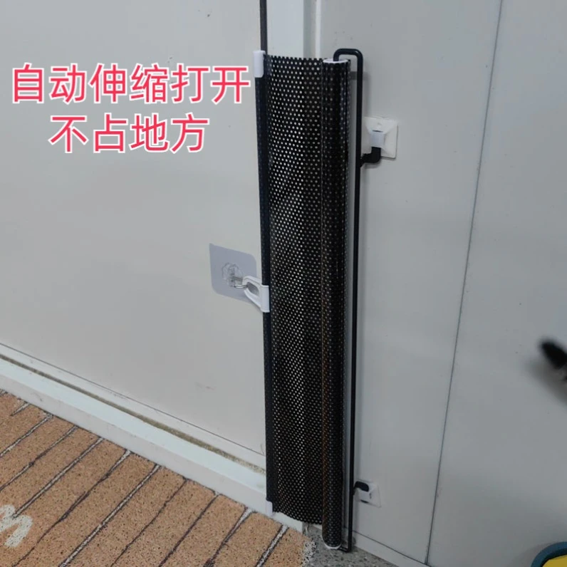 防止猫咪出门防猫进卧室宠物围栏拦猫门伸缩栅栏挡猫隔断挡板家用