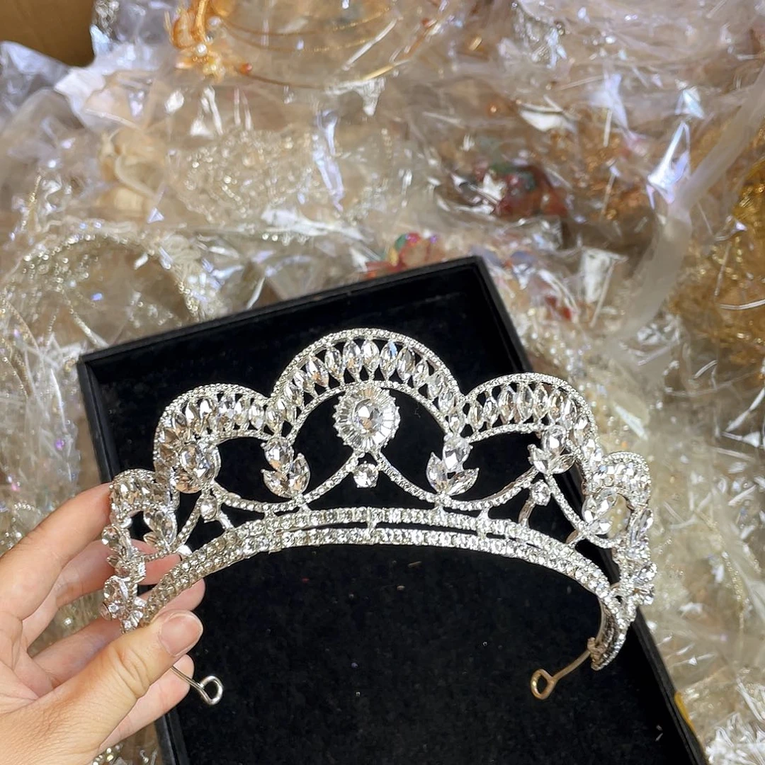 混合材质新娘头饰默认微瑕不退不换