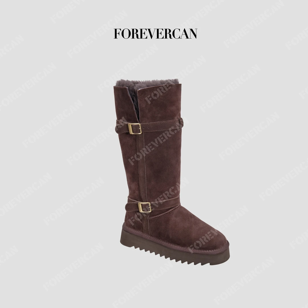 FOREVERCAN【新品彩蛋】咖色雪地靴XZ27657